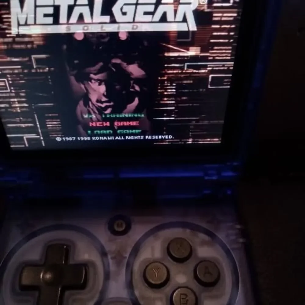 anbernic rg35xxsp blue transparent loaded with most retro platforms 256gb silic